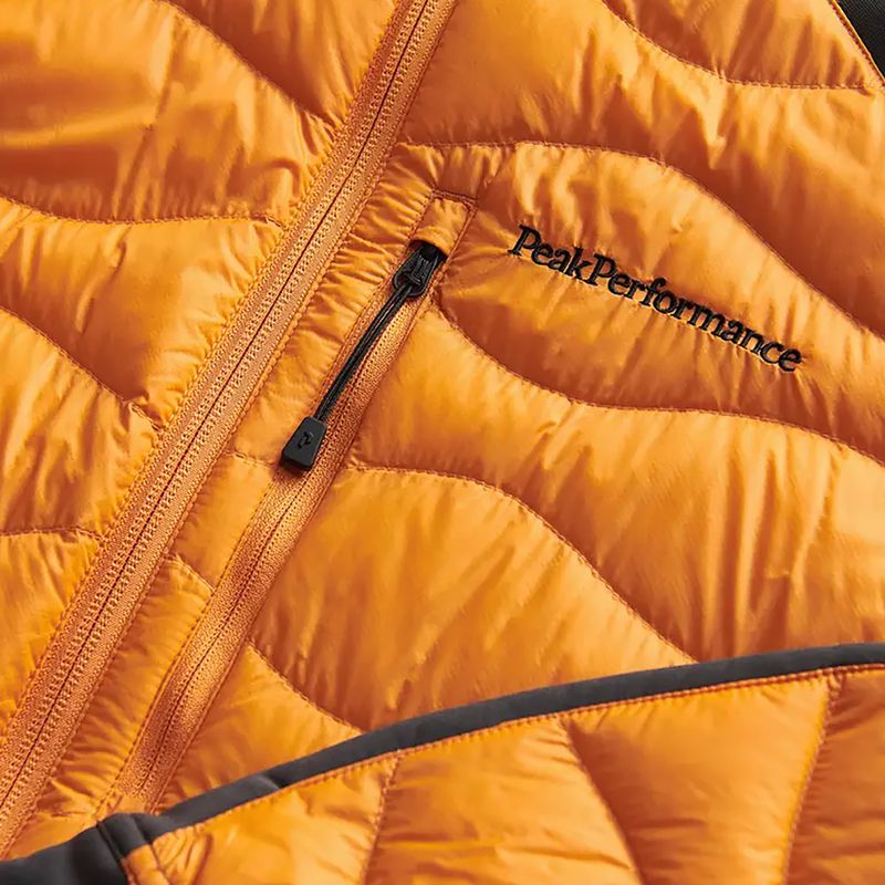 Kurtka hybrydowa męska Peak Performance Helium Down Hybrid Hood orange flare 4