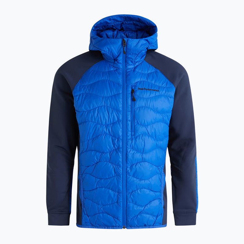 Kurtka hybrydowa męska Peak Performance Helium Down Hybrid Hood island blue