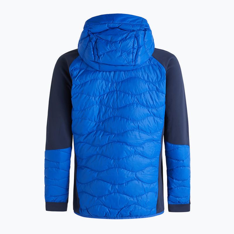 Kurtka hybrydowa męska Peak Performance Helium Down Hybrid Hood island blue 2