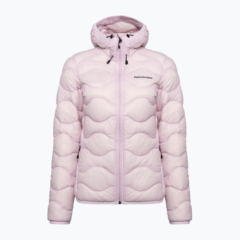 Kurtka puchowa damska Peak Performance Helium Down Hood cold blush