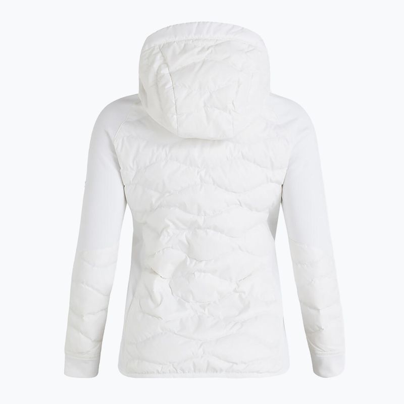 Kurtka hybrydowa damska Peak Performance Helium Down Hybrid Hood 2022 off white 2