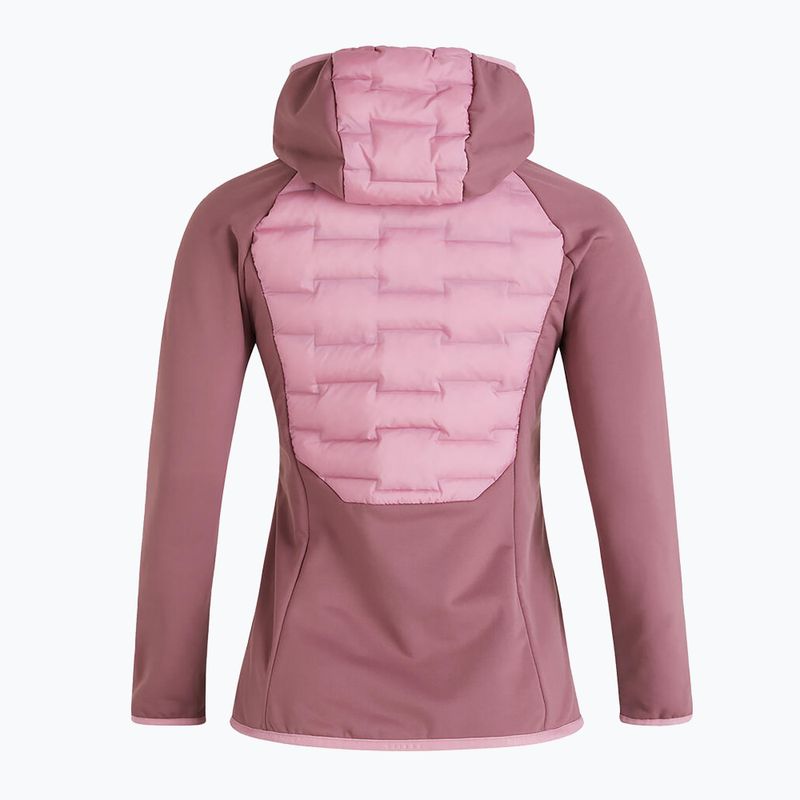 Kurtka hybrydowa damska Peak Performance Argon Hybrid Hood bitter root 2