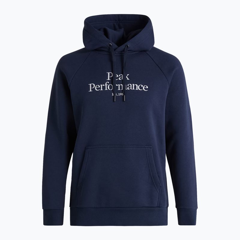 Bluza trekkingowa męska Peak Performance Original Hood blue shadow 4