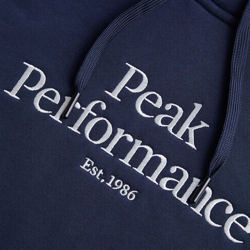 Bluza trekkingowa męska Peak Performance Original Hood blue shadow 6