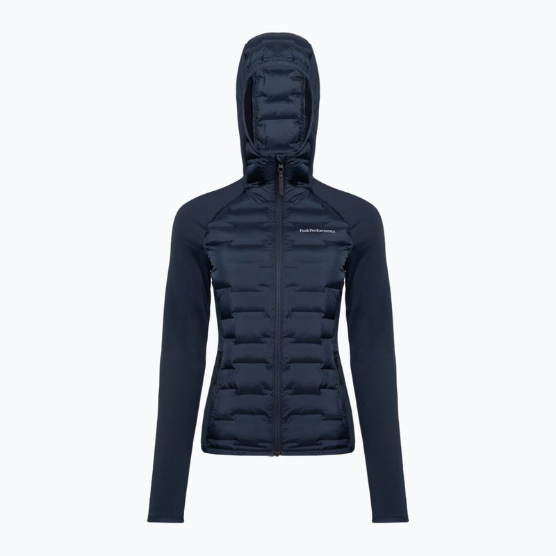 Kurtka hybrydowa damska Peak Performance Argon Hybrid Hood 2022 blue shadow