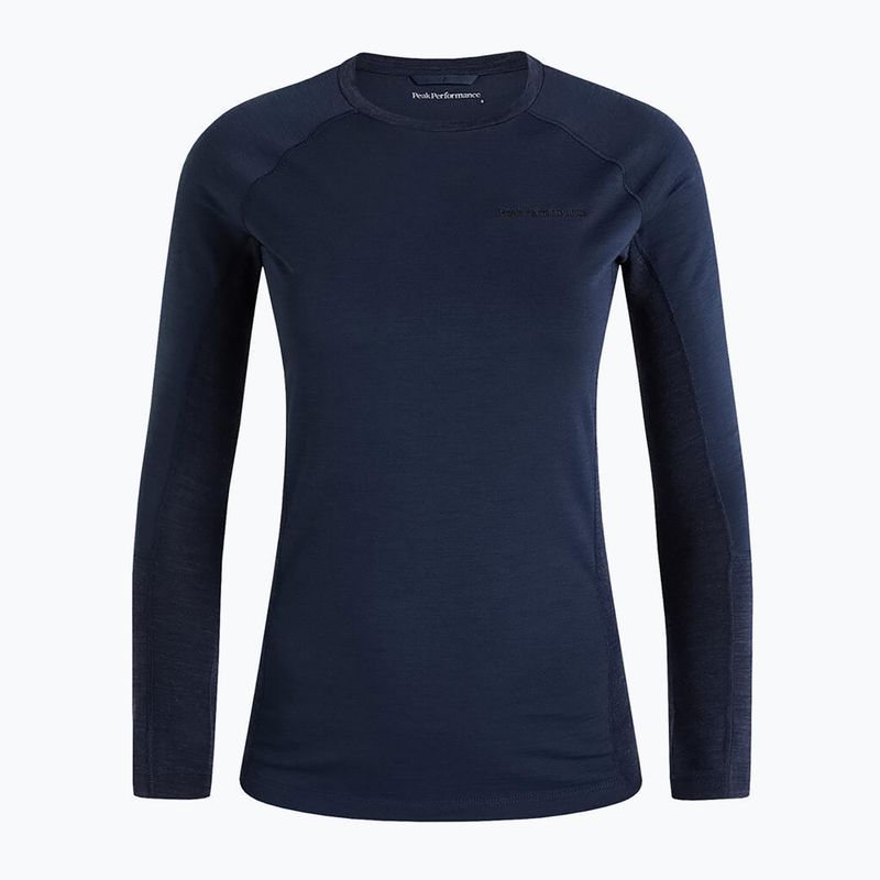 Longsleeve termoaktywny damski Peak Performance Magic Crew blue shadow 5
