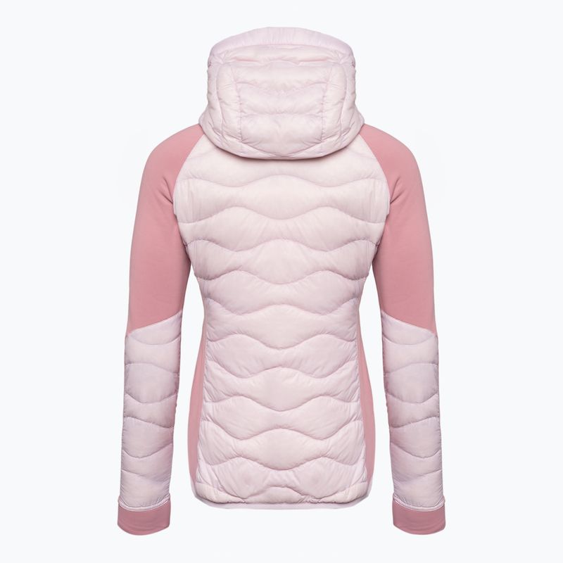 Kurtka hybrydowa damska Peak Performance Helium Down Hybrid Hood cold blush 2