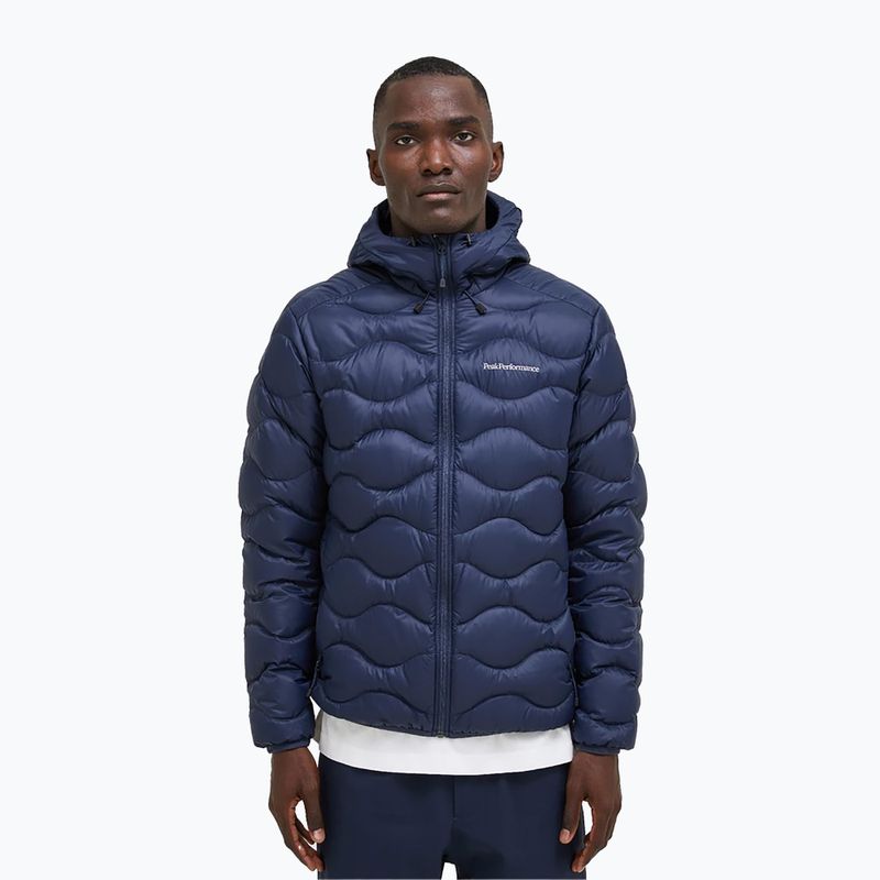 Kurtka puchowa męska Peak Performance Helium Down Hood blue shadow