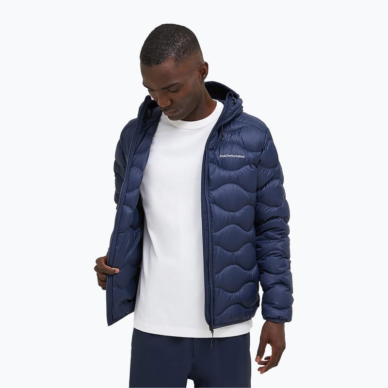 Kurtka puchowa męska Peak Performance Helium Down Hood blue shadow 3