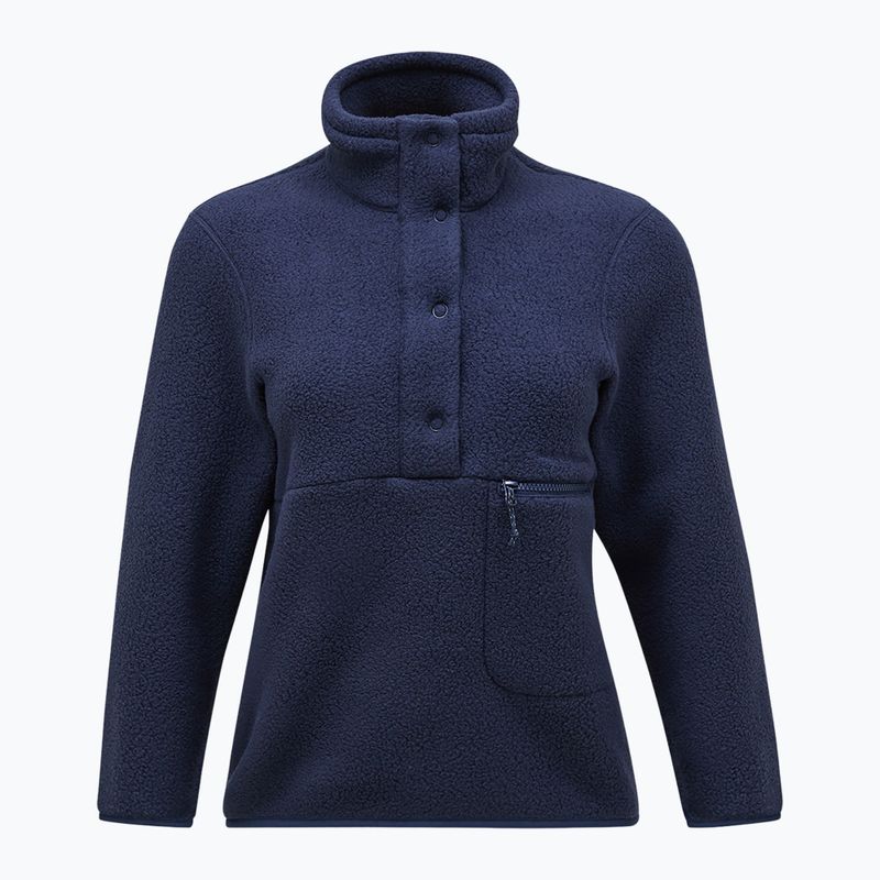Bluza damska Peak Performance Fleece W Fleece Snap T-Neck 2N3 neck 3