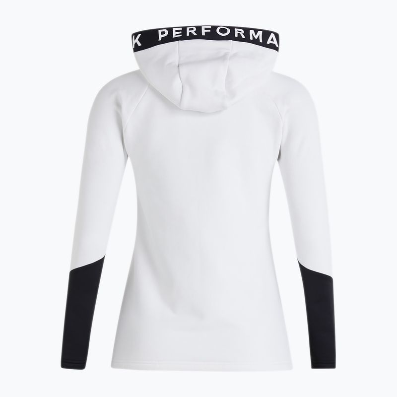 Bluza trekkingowa damska Peak Performance Rider Zip Hood 2022 off white 2