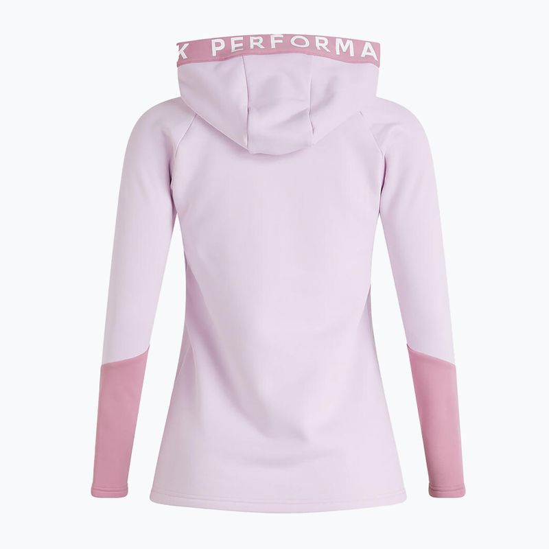 Bluza trekkingowa damska Peak Performance Rider Zip Hood cold blush 2