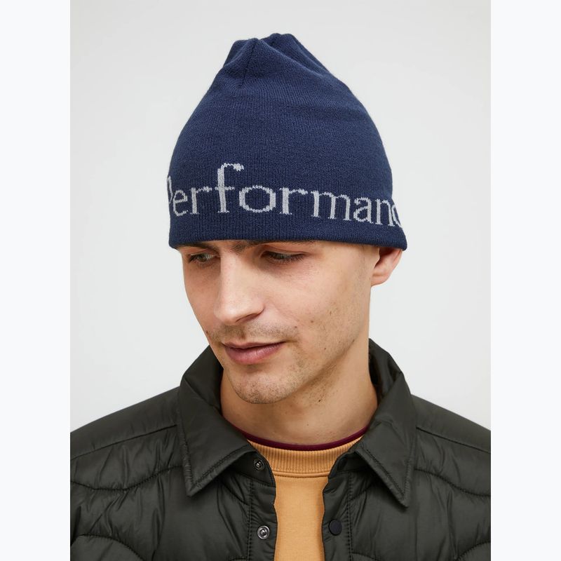 Czapka zimowa Peak Performance PP blue shadow/it grey 2