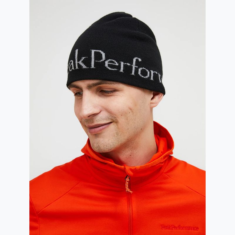 Czapka zimowa Peak Performance PP black/it grey 2