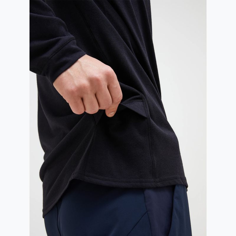 Bluza termoaktywna męska Peak Performance Spirit Crew black 4