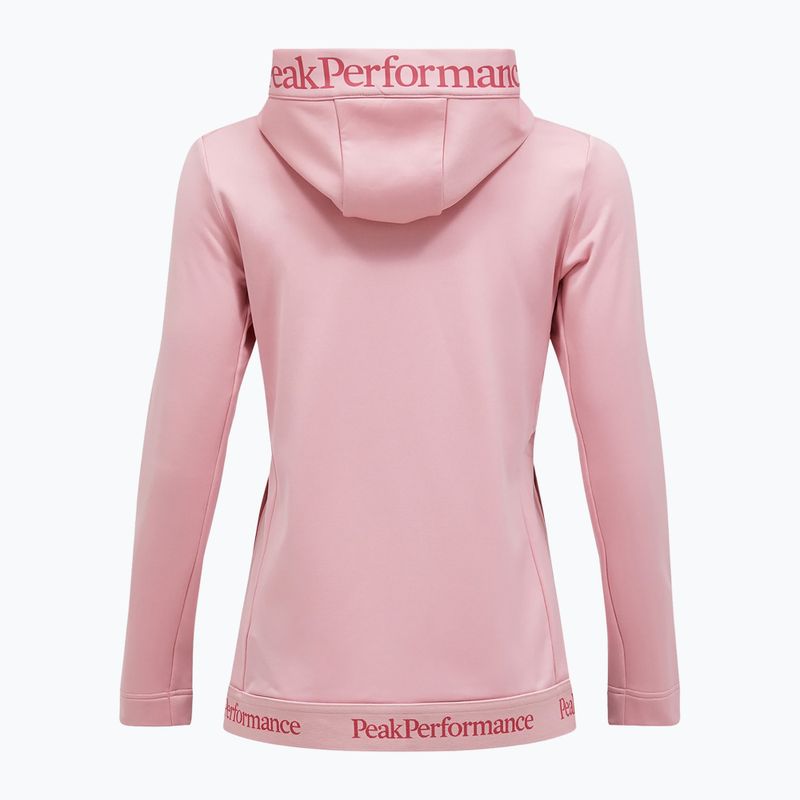 Bluza damska Peak Performance Rider Tech Zip Hood warm blush 5