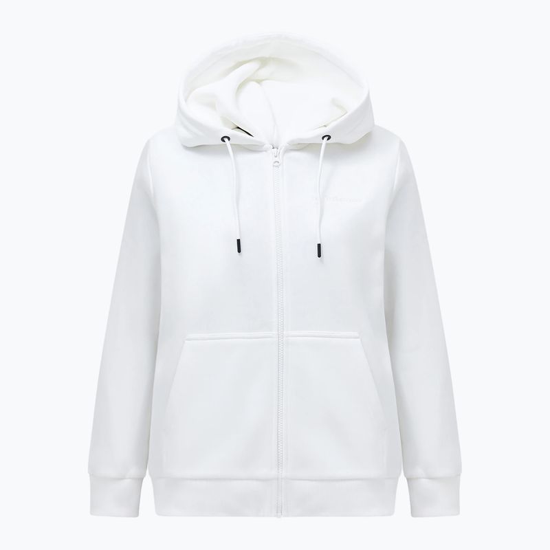 Bluza damska Peak Performance Original Small Logo Zip off white 3