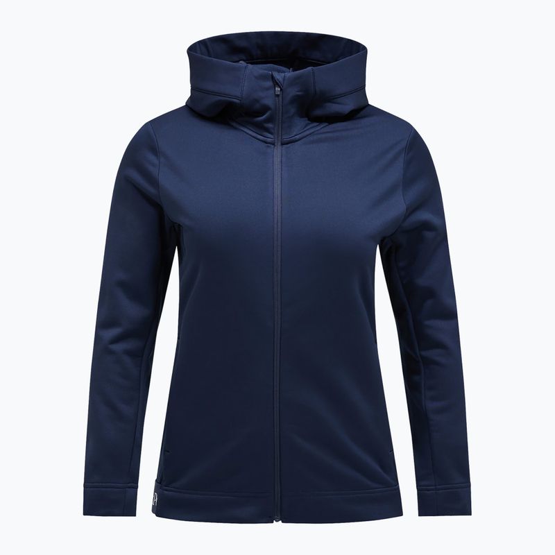 Bluza damska Peak Performance Rider Tech Zip Hood blue shadow 3