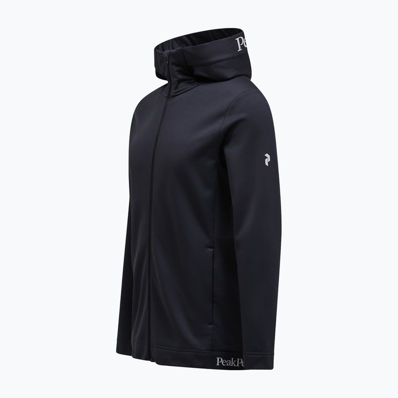 Bluza trekkingowa męska Peak Performance Rider Tech Zip Hood black 2