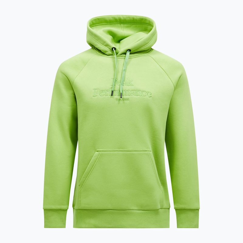 Bluza męska Peak Performance Original Hood stand out green 3