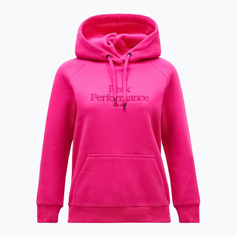 Bluza damska Peak Performance Original Hood beetroot purple 3