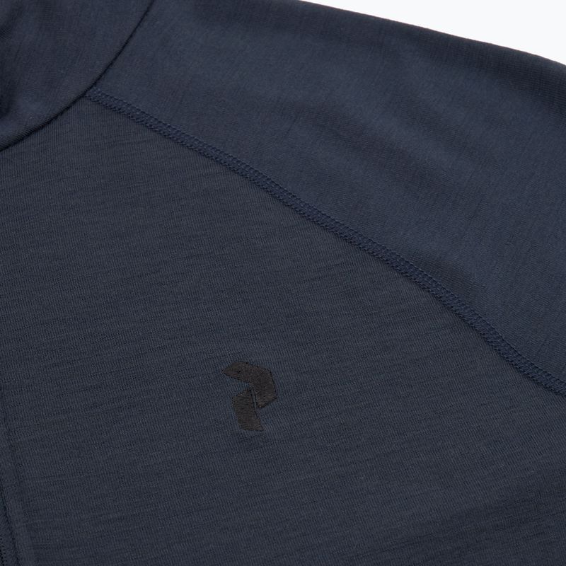 Longsleeve termoaktywny męski Peak Performance Magic Half Zip blue shadow 3