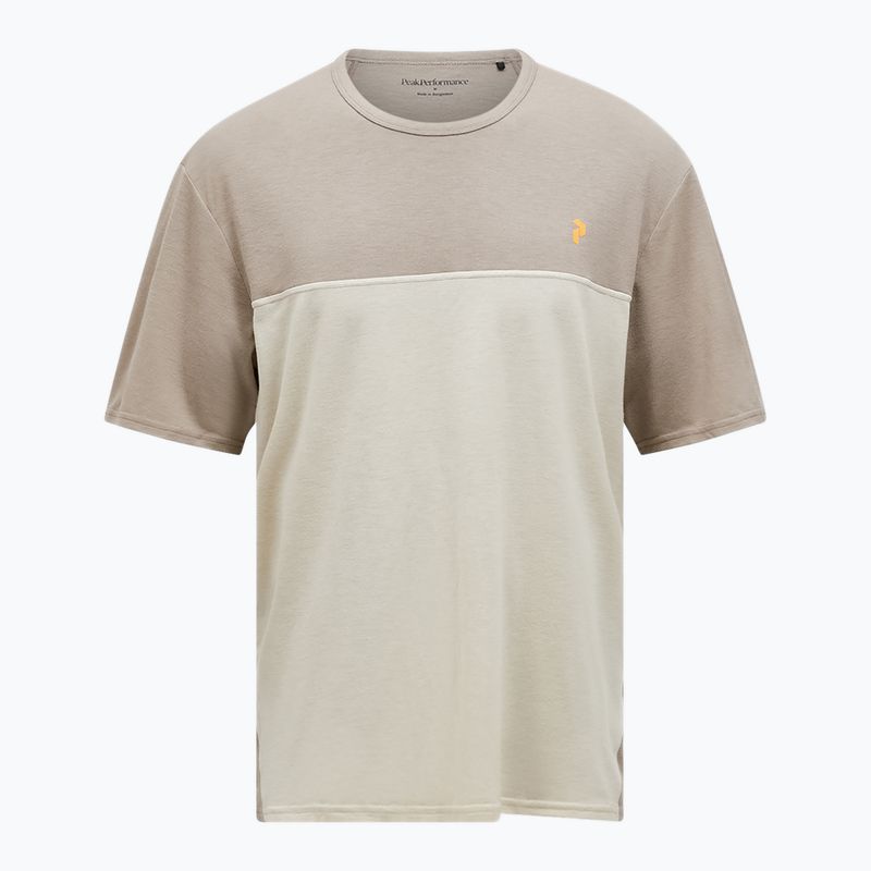 Koszulka męska Peak Performance Trail Wool Blend avid beige/sand fog