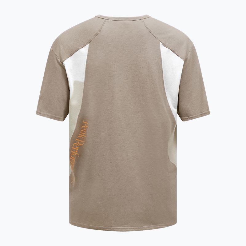 Koszulka męska Peak Performance Trail Wool Blend avid beige/sand fog 2