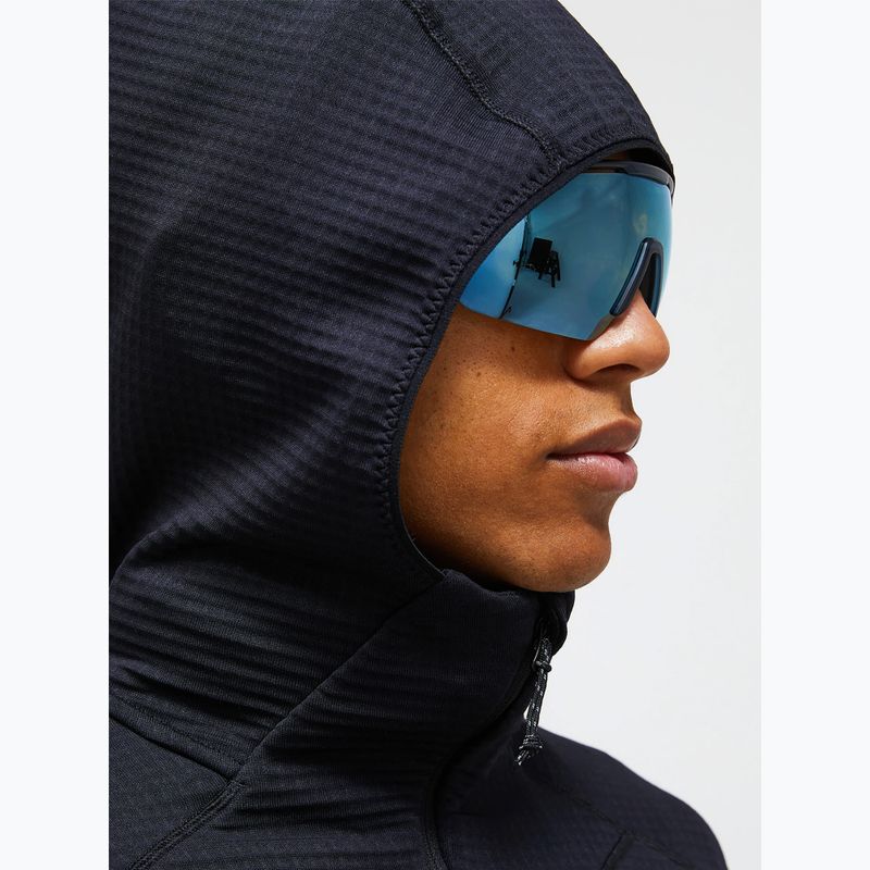 Bluza polarowa męska Peak Performance Trail Polartec Power Grid Half Zip Hood black 3