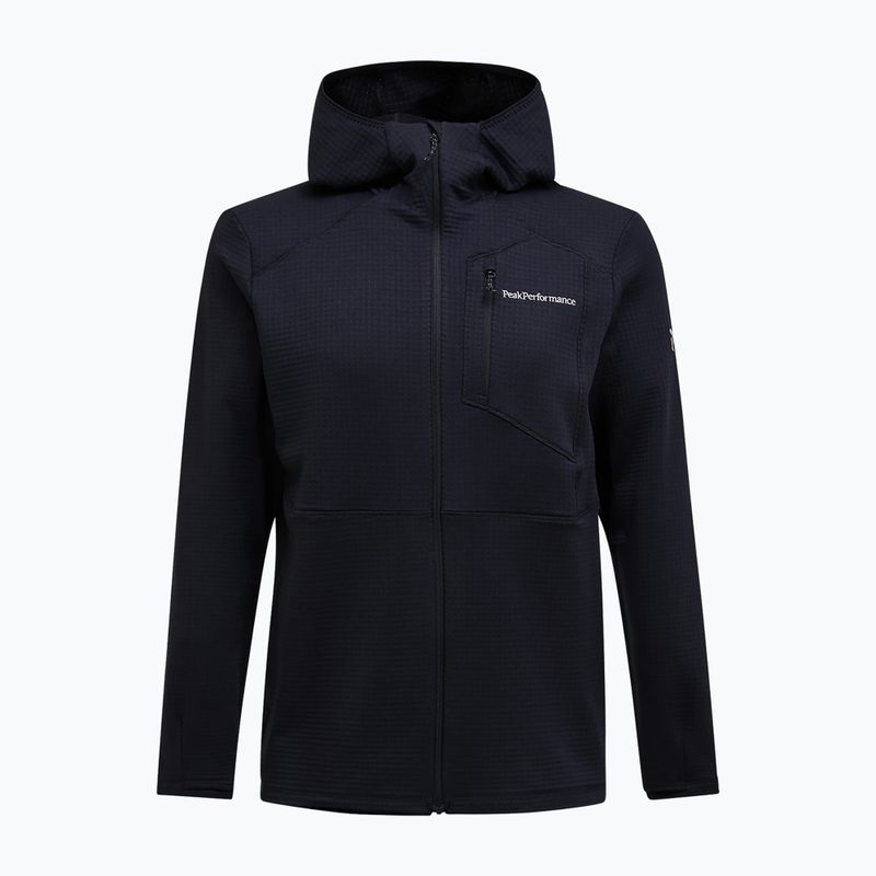Bluza polarowa męska Peak Performance Trail Polartec Power Grid Half Zip Hood black 4