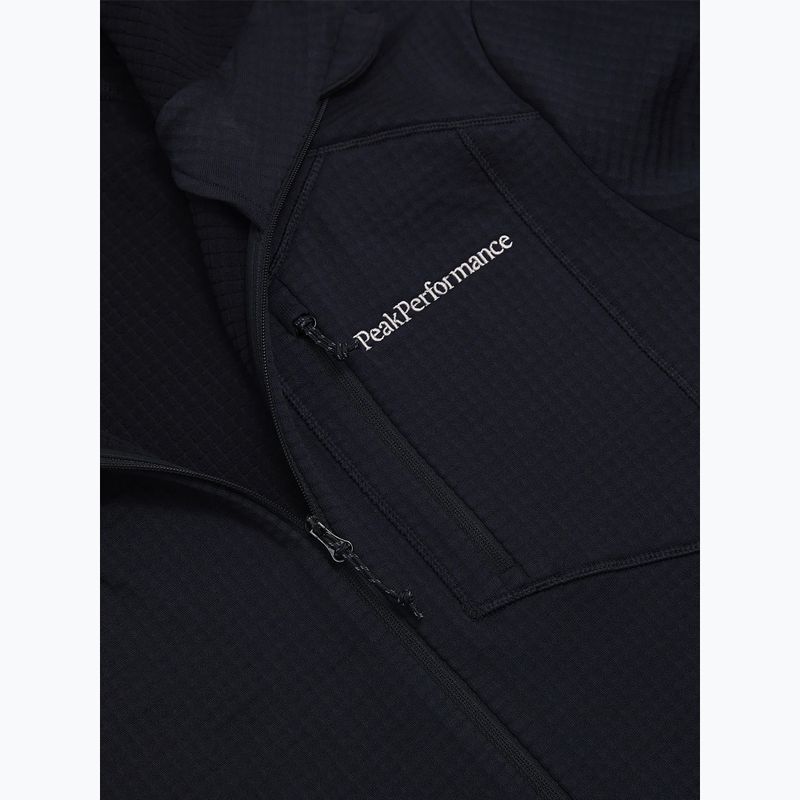 Bluza polarowa męska Peak Performance Trail Polartec Power Grid Half Zip Hood black 7