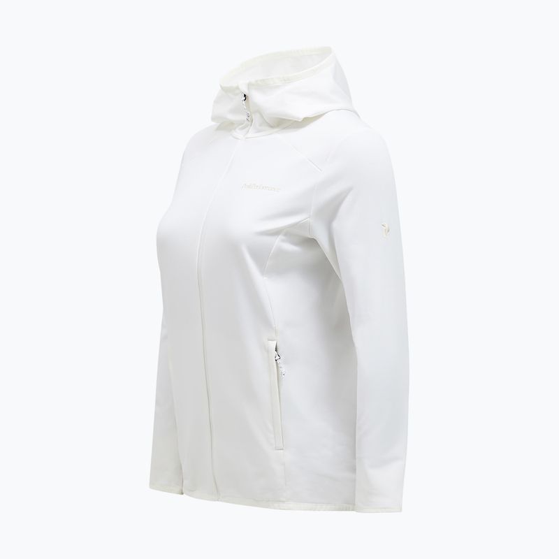 Bluza trekkingowa damska Peak Performance Light Zip Hood off white 5