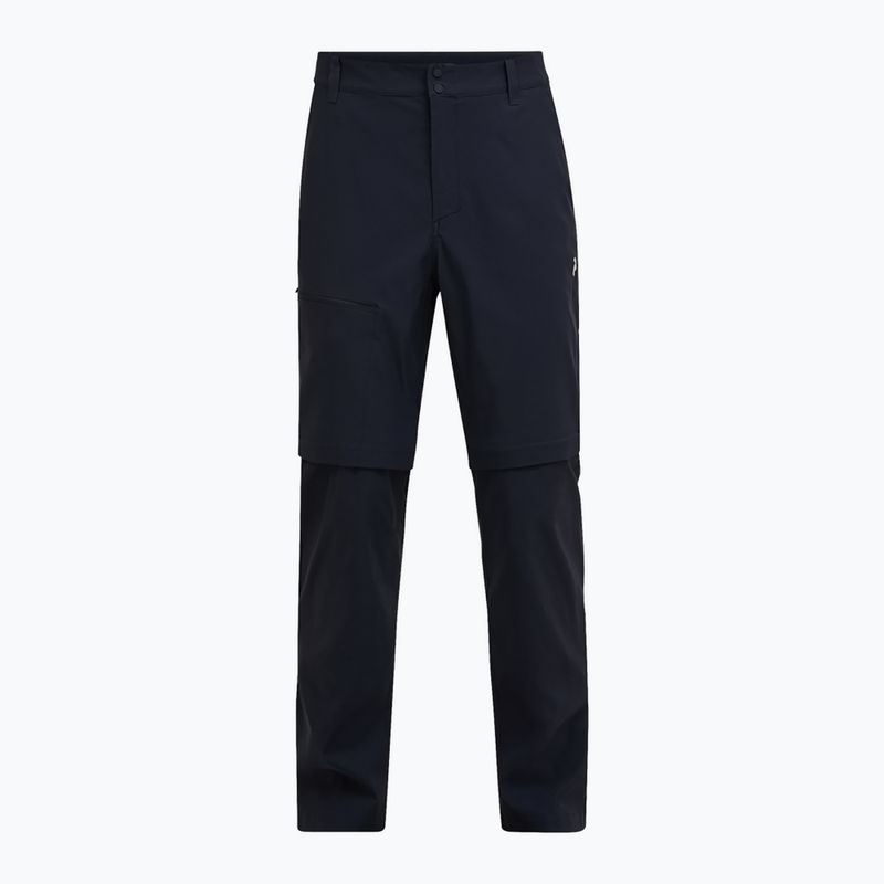 Spodnie trekkingowe męskie Peak Performance Iconiq Zip black
