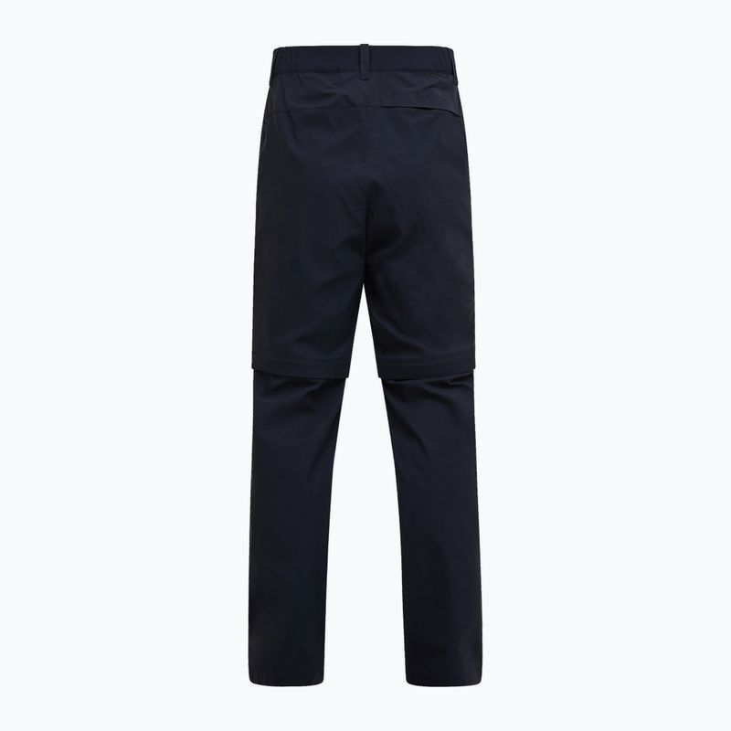 Spodnie trekkingowe męskie Peak Performance Iconiq Zip black 2