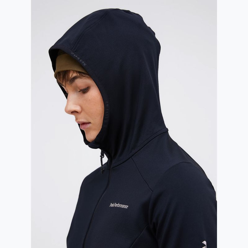 Bluza trekkingowa damska Peak Performance Light Zip Hood black 3