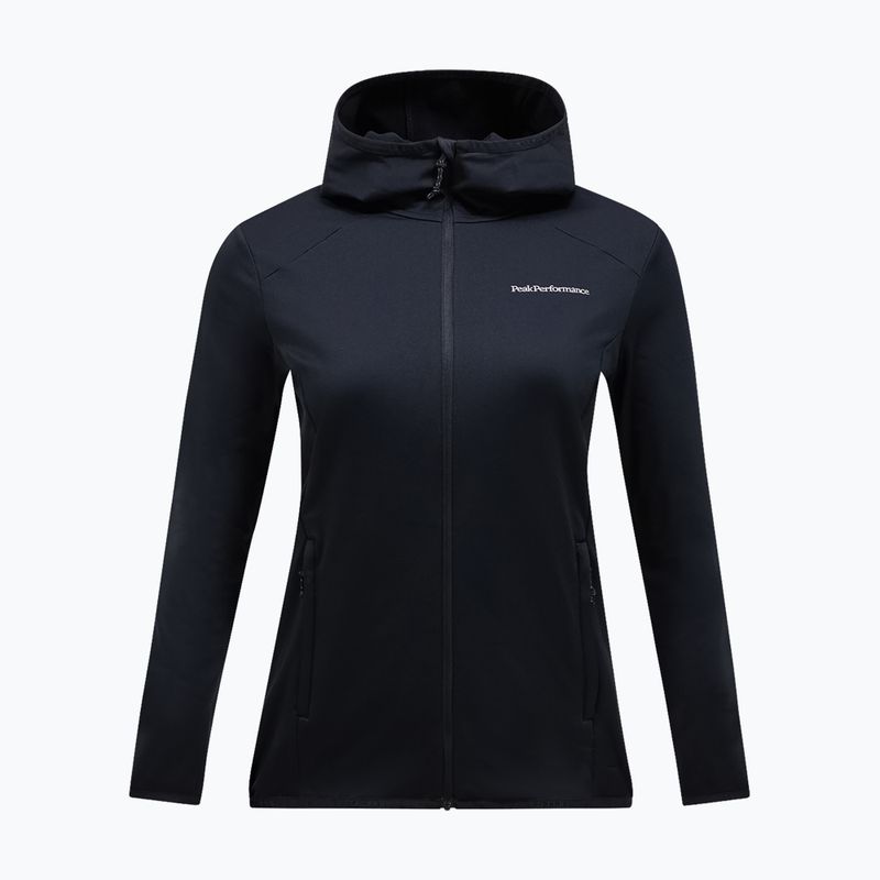 Bluza trekkingowa damska Peak Performance Light Zip Hood black 4