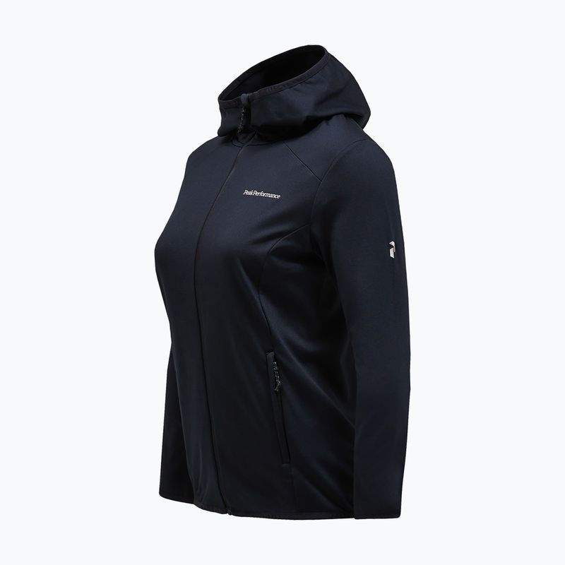 Bluza trekkingowa damska Peak Performance Light Zip Hood black 6