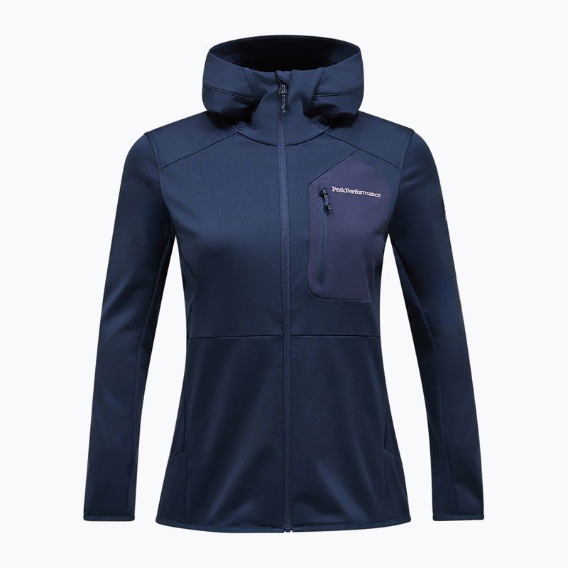 Bluza damska Peak Performance Utility Light Zip blue shadow