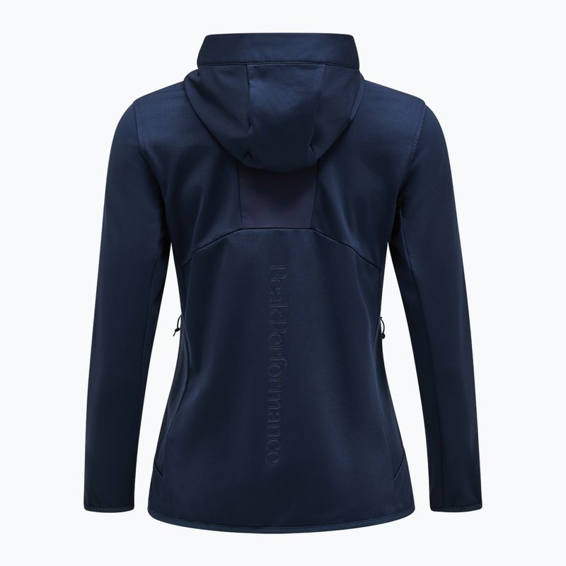 Bluza damska Peak Performance Utility Light Zip blue shadow 2