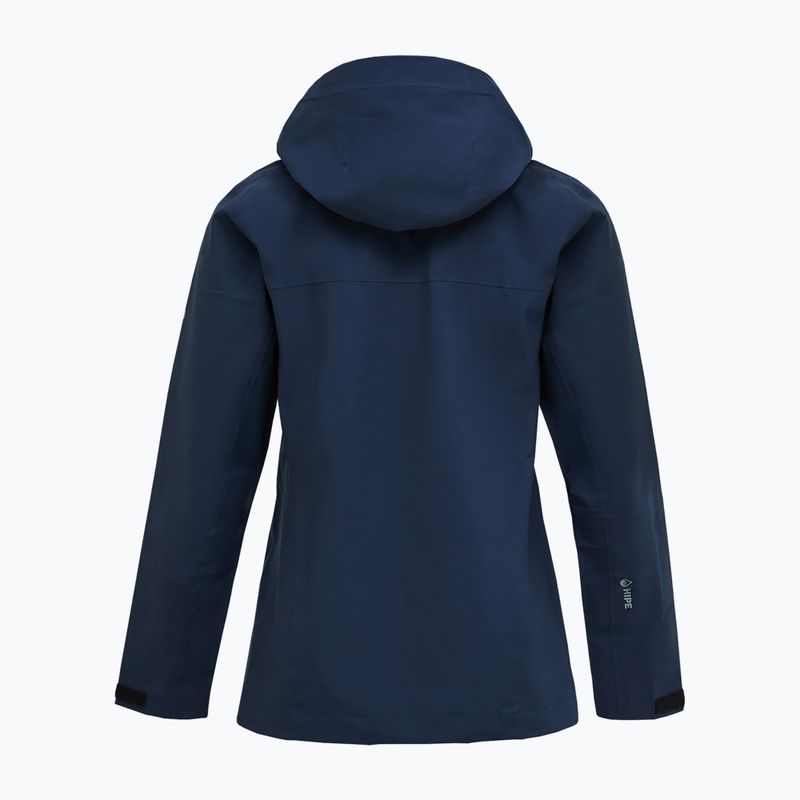 Kurtka przeciwdeszczowa damska Peak Performance Trail Hipe Shell Jacket blue shadow 2
