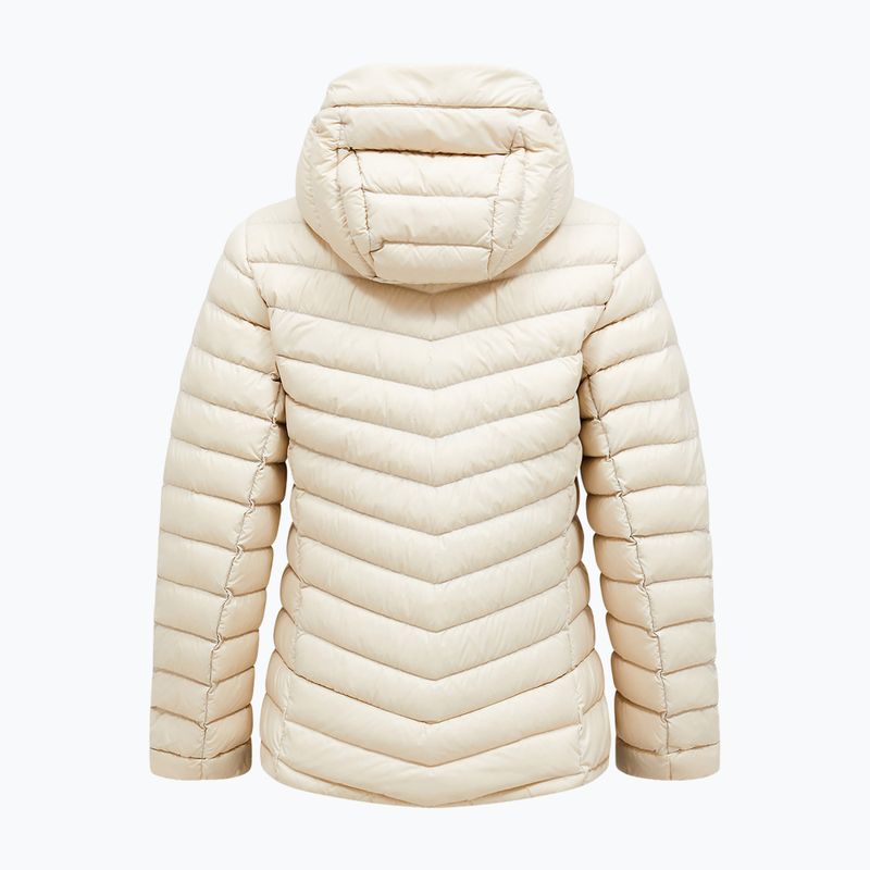 Kurtka puchowa damska Peak Performance Frost Down Hood Jacket Sand Fog 2