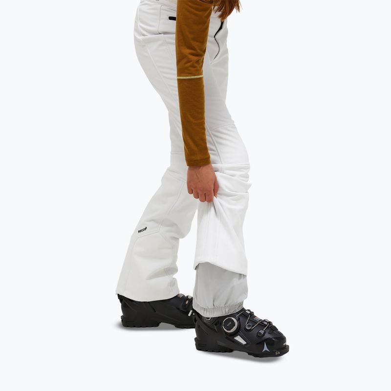 Spodnie narciarskie damskie Peak Performance Stretch Softshell off white 7