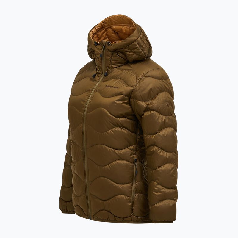 Kurtka puchowa damska Peak Performance Helium Down Hood meadow moss/sierra sand 8