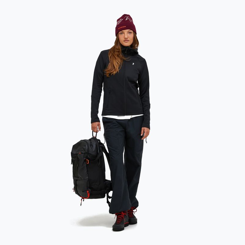 Bluza damska Peak Performance Rider Essentials Zip Hood black/black 2