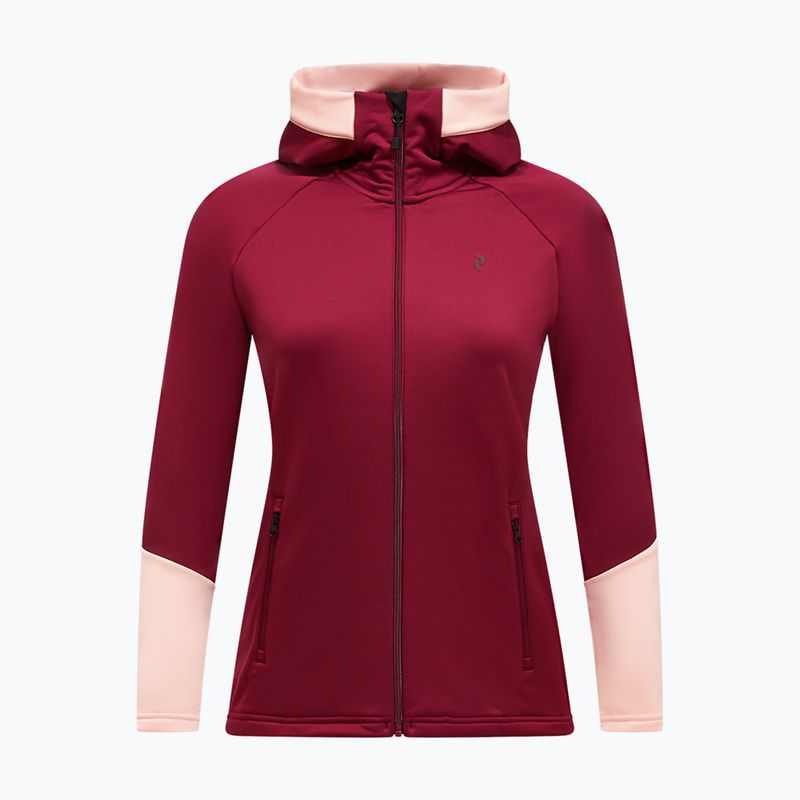 Bluza damska Peak Performance Rider Essentials vertical zenith/peach fuzz