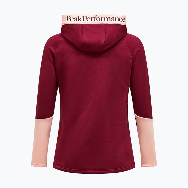 Bluza damska Peak Performance Rider Essentials vertical zenith/peach fuzz 2