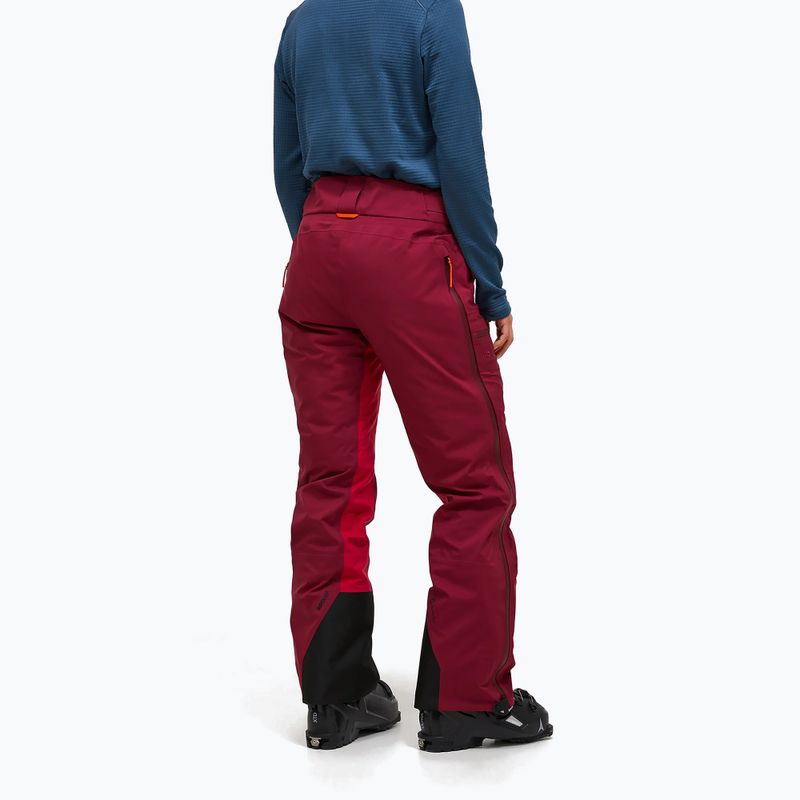 Spodnie narciarskie damskie Peak Performance Vislight GTX C-Knit 3L vertical zenith/tech burgundy 3