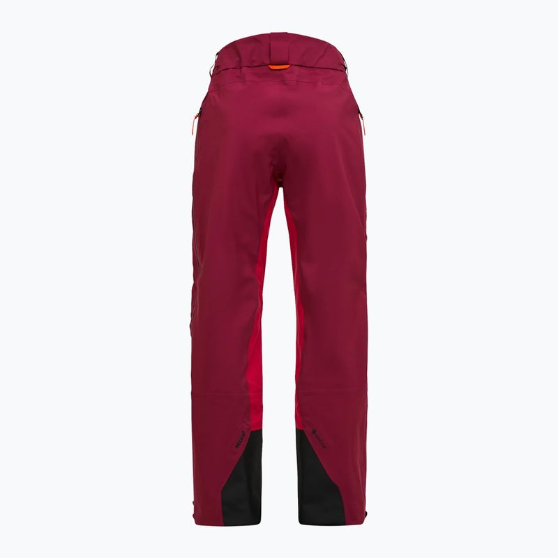 Spodnie narciarskie damskie Peak Performance Vislight GTX C-Knit 3L vertical zenith/tech burgundy 7