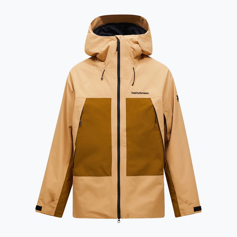 Kurtka narciarska męska Peak Performance Edge Insulated sierra sand/earthy summit 8