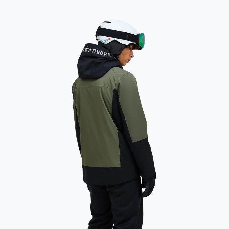Kurtka narciarska męska Peak Performance Rider Tech Insulated pine needle/black 3